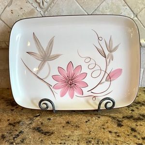 Winfield Passion Flower LARGE Serving Platter Tray RARE